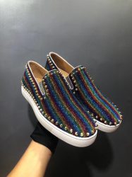Replica Christian Louboutin Shoes Red Cowhide Look Alike Designer