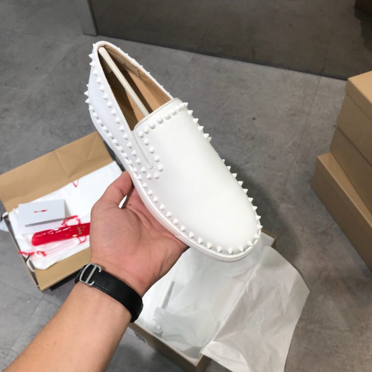 Replica Christian Louboutin Shoes Red Cowhide Super Clone Designer 1