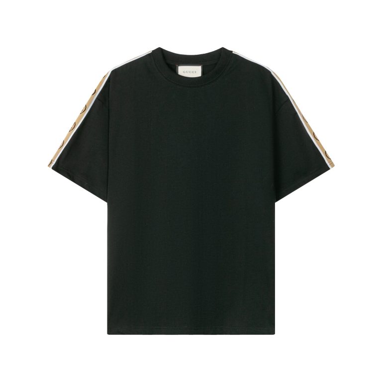 Replica Gucci Clothes Black Shoulder Luxury Designer