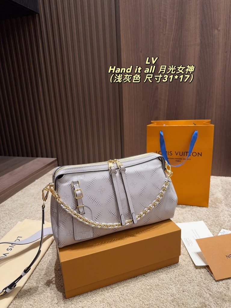 Réplica Louis Vuitton Classic Crossbody Gris Lujo