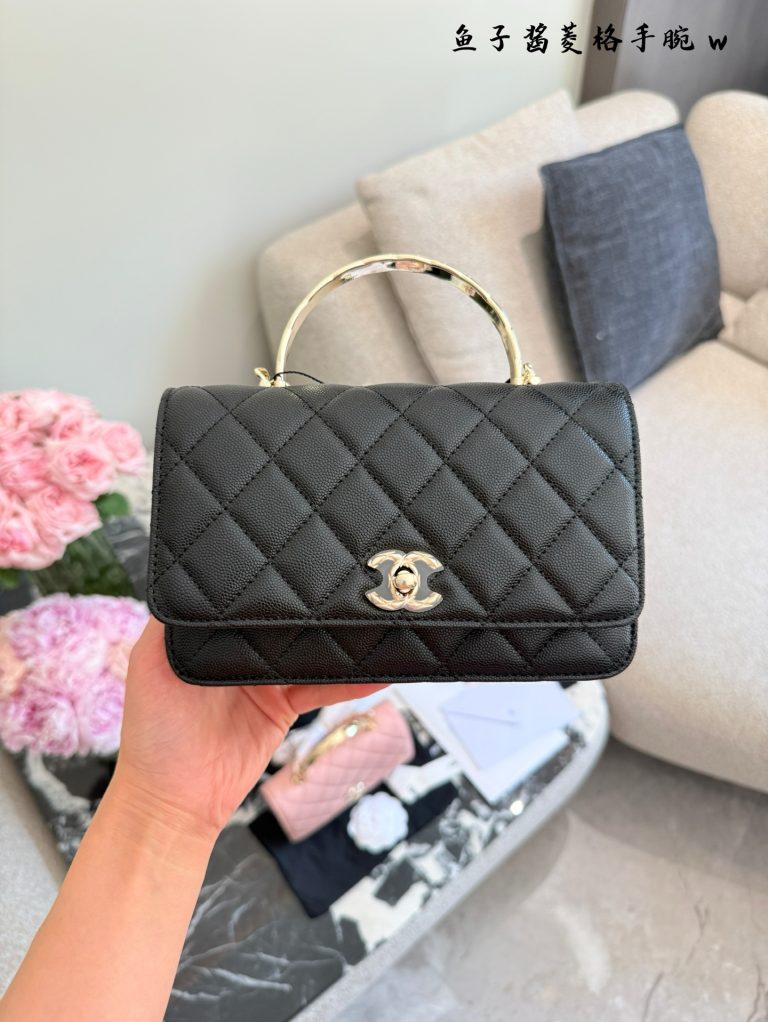 Super Clon Chanel Bolsa de cuero rojo Primera Copia Replica