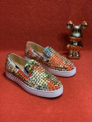 Super Clone Christian Louboutin Shoes Red Cowhide Look Alike Replica 7