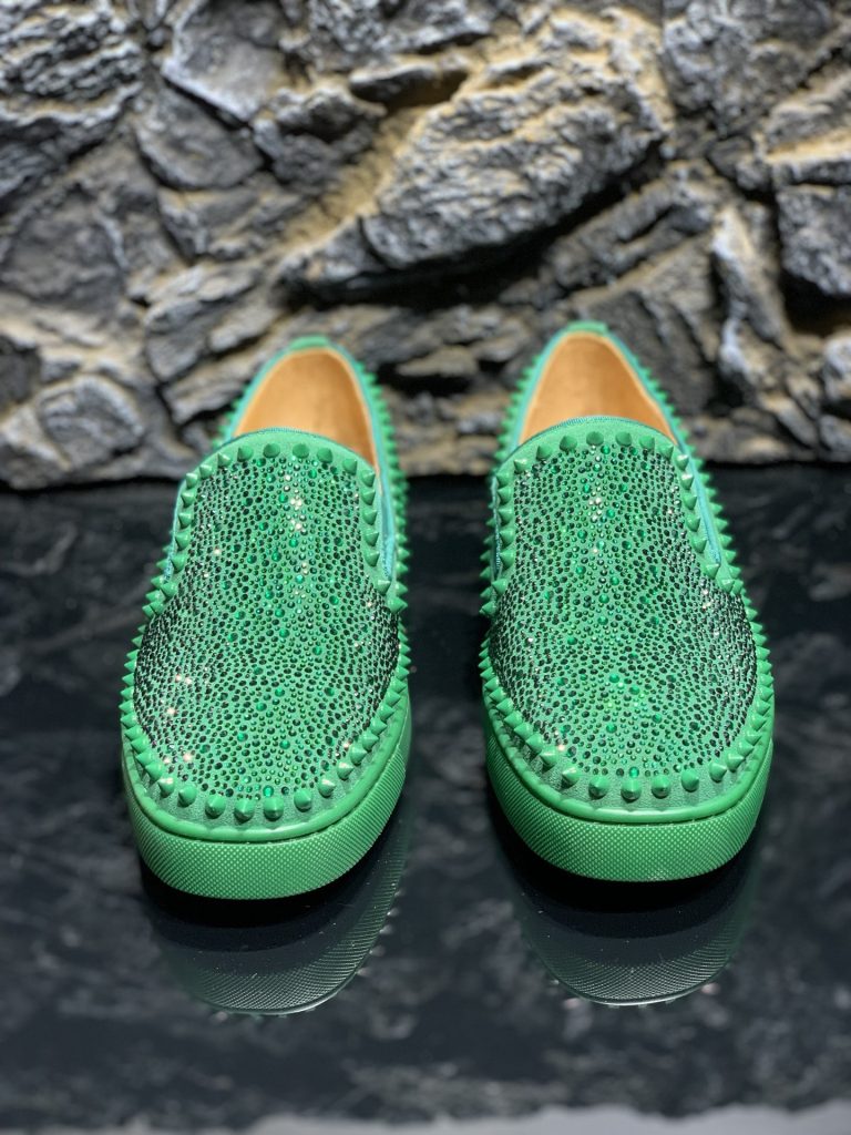 Super Clon Christian Louboutin Zapatos de cuero de vaca rojo de lujo réplica 5