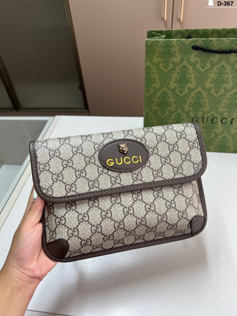 Super Clon Gucci Bolsa de cuero Retro Diseñador Replica