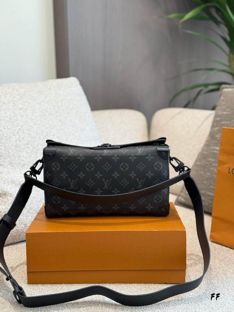 Super Clone Lv Bag Black Leather Elegant Luxury