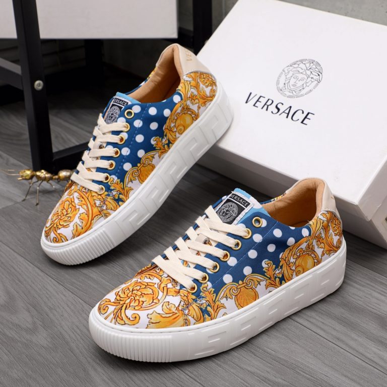 Versace Shoes Casual High Quality Fake Shoes Cheap