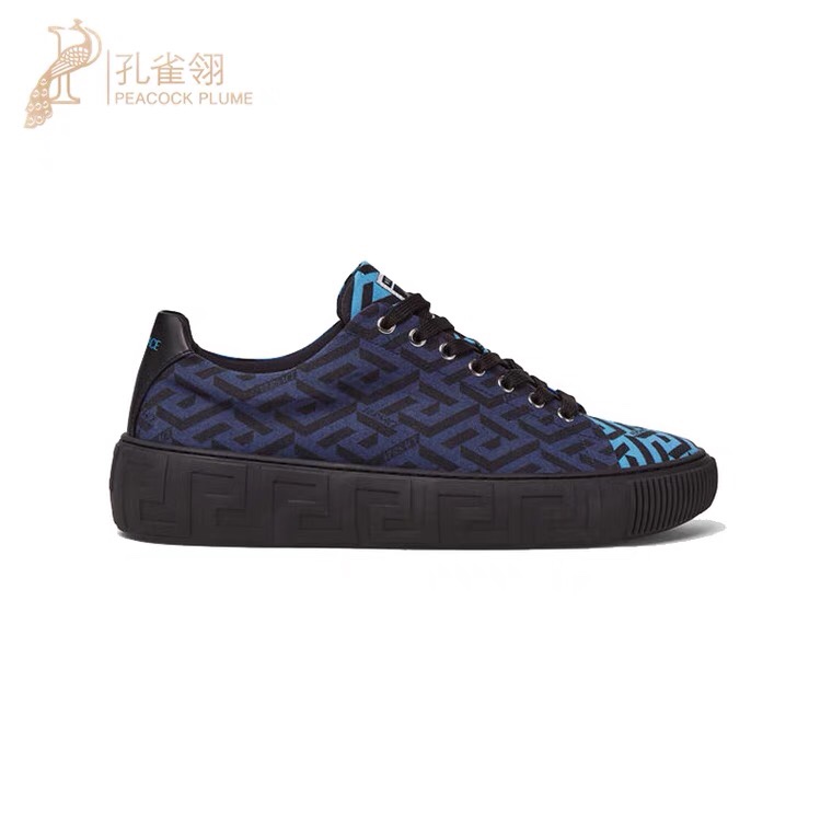 Versace Shoes Cowhide Casual Luxury Fake Sneakers