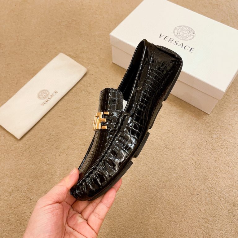 Versace Zapatos Piel de vaca Elegante 1:1 Replica Sneaker Websites
