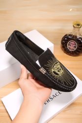 Versace Shoes Cowhide Elegant Designer Fake Golden Goose Shoes