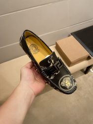 Versace Shoes Cowhide Elegant Dupe Best Fake Shoes