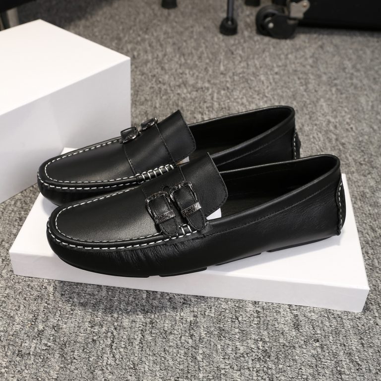 Versace Shoes Cowhide Elegant Fake Replica Shoes