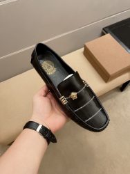 Versace Shoes Cowhide Elegant First Copy Replica Shoes