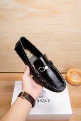 Versace Shoes Cowhide Elegant First Copy Replica Shoes Online