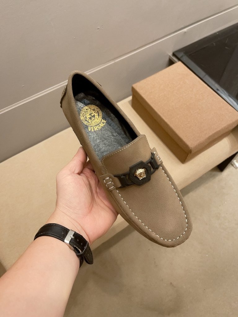 Versace Shoes Cowhide Elegant Super Clone Shoe Replicas Cheap