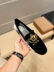 Versace Shoes Cowhide Fashion 1:1 Replica Jordan Shoes