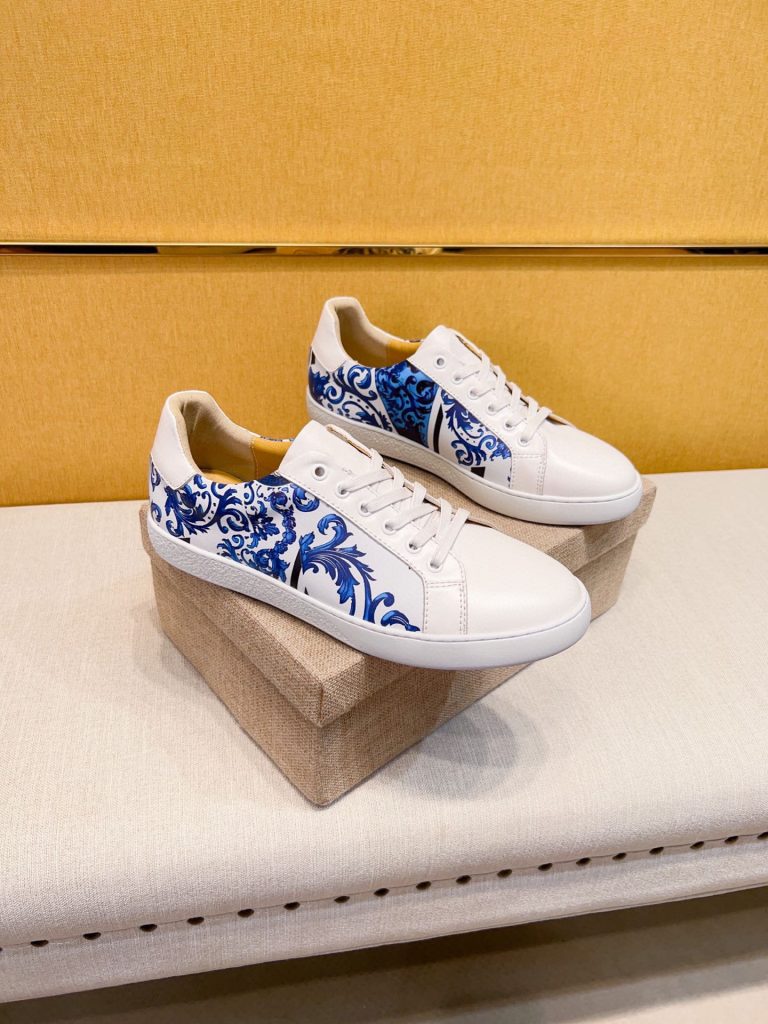 Versace Shoes Cowhide Fashion High Quality Fake Off White Shoes
