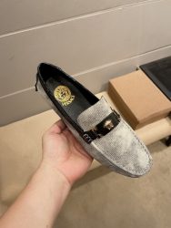 Versace Shoes Cowhide Fashion Luxury Knock Off Designer Shoes