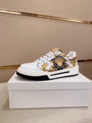 Versace Shoes Cowhide High Quality Fake Shoes Online