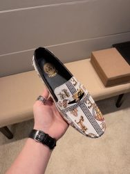 Versace Shoes Cowhide High Quality Faux Valentino Shoes
