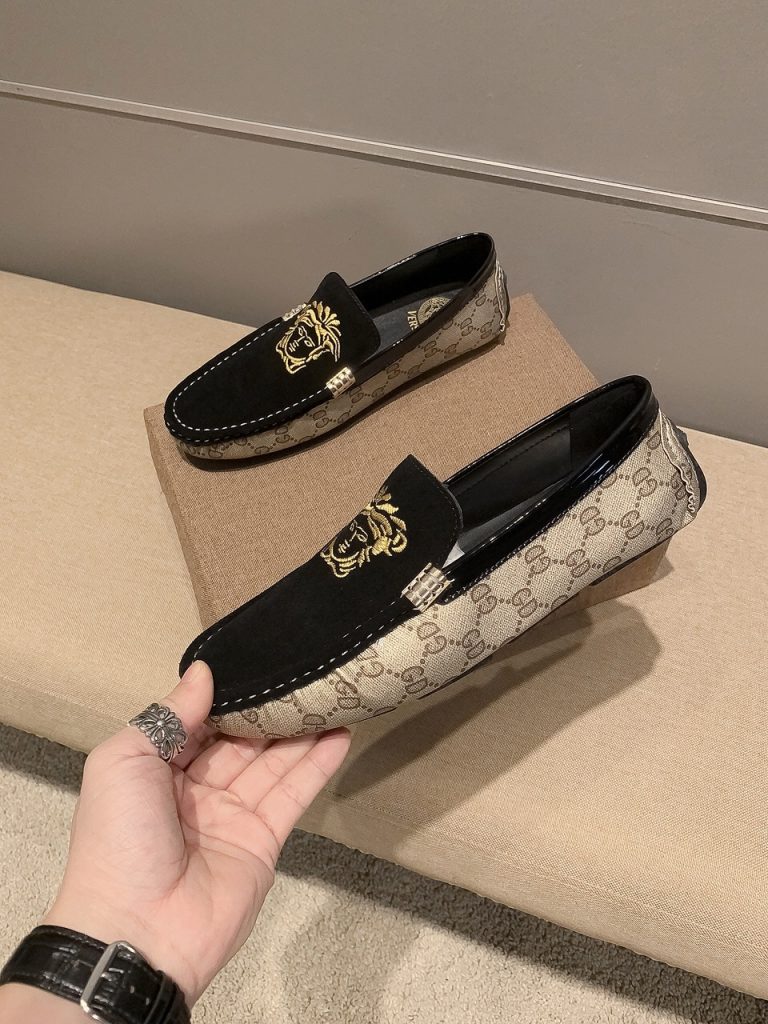Versace Shoes Cowhide Street Super Clone Shoe Replicas Cheap