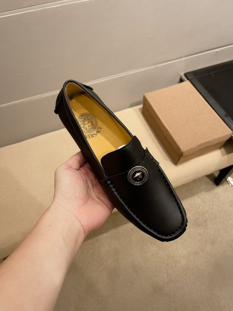 Versace Schuhe Rindsleder Super Clone Schuh Replicas Billig
