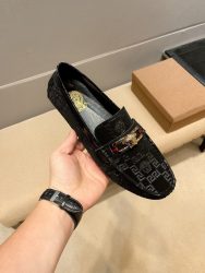 Versace Shoes Leather Casual Fake Valentino Knock Off Shoes