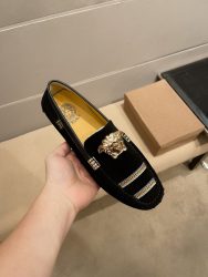 Versace Chaussures Cuir Elégant Aaa Faux Valentino Chaussures
