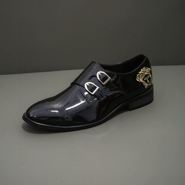 Versace Shoes Leather Elegant Fake Best Fake Shoe Websites