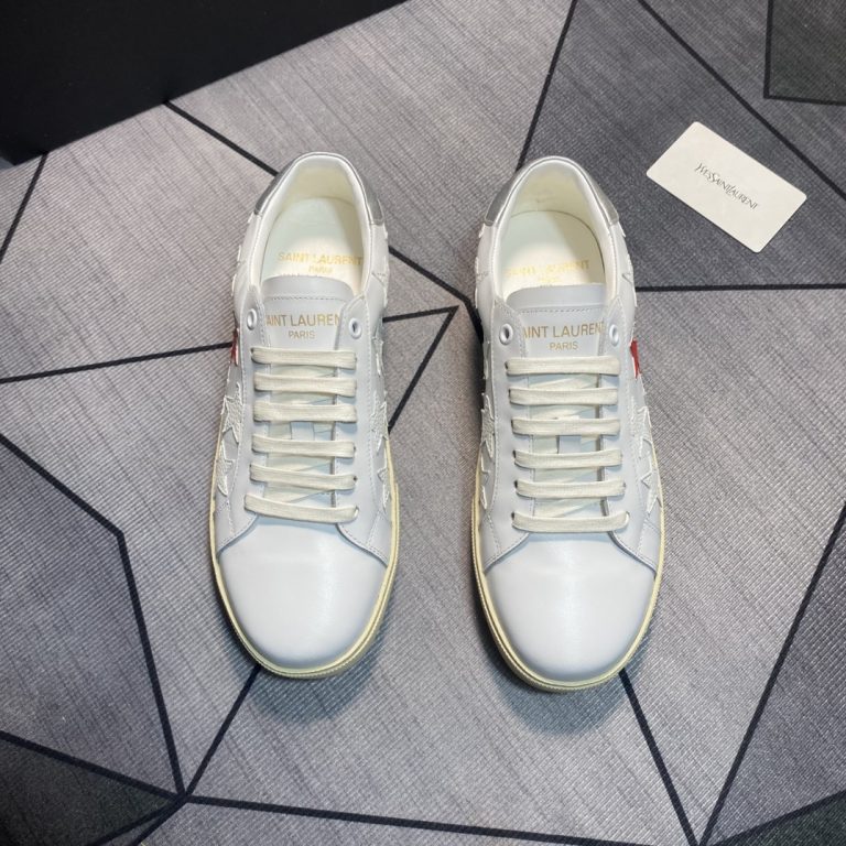Ysl Shoes Cowhide Classic High Quality Fake Sneakers Cheap