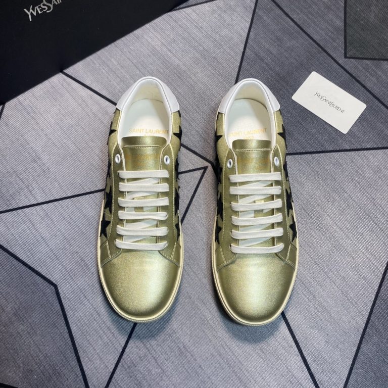 Ysl Shoes Cowhide Classic Replica Fake Designer Shoes