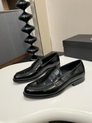 Ysl Shoes Leather Formal Fake Knock Off Designer Shoes