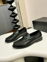 Ysl Shoes Leather Formal Fake Shoe Replicas Cheap