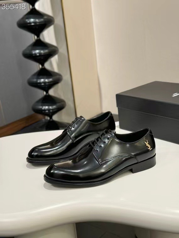 Ysl Shoes Leather Formal Look Alike Fake Sneakers