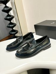 Ysl Shoes Leather Formal Luxury Fake Designer Shoes